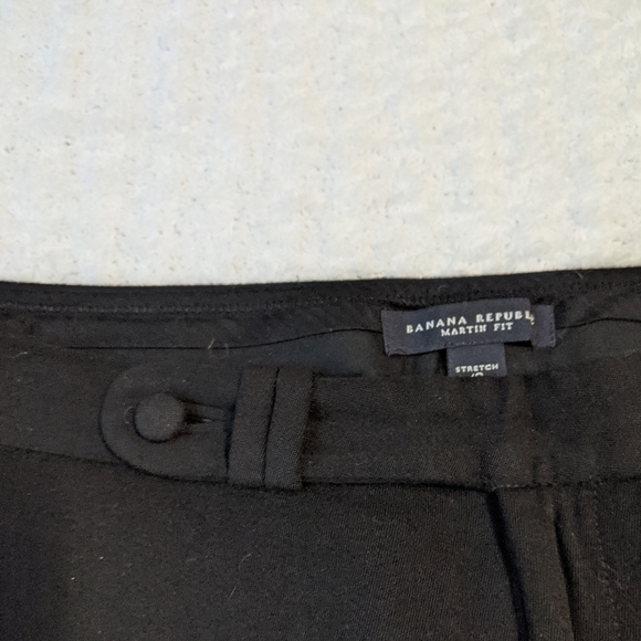 Banana Republic Martin Fit Stretch Black Pants - Picture 3 of 4